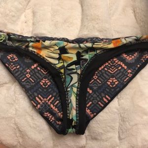 Multi colored reversible maaji bikini bottoms